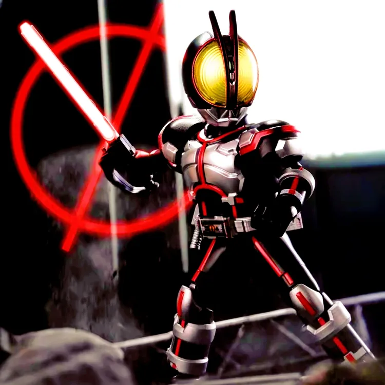 正版假面骑士积木人群星版2弹555儿童8-16岁男孩高端拼装玩具模型