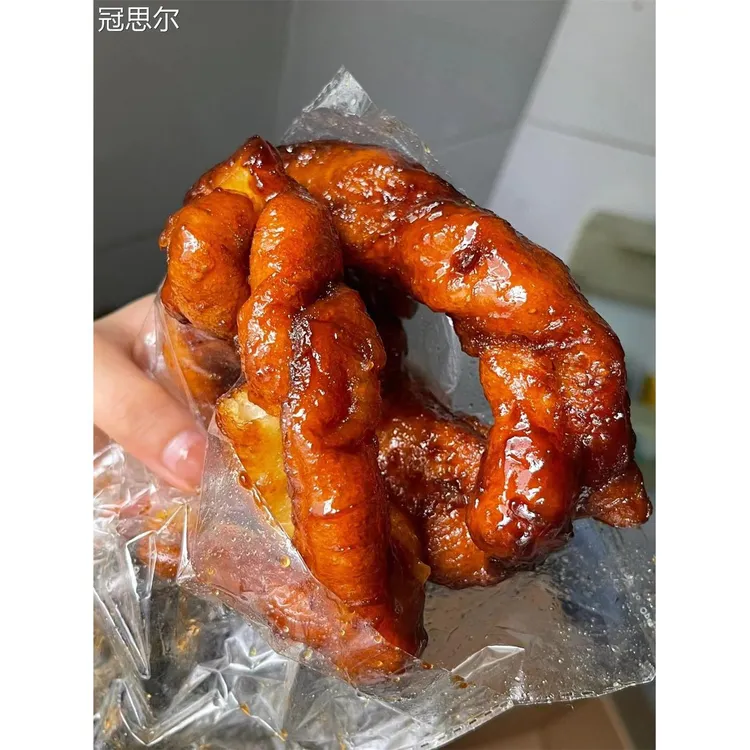 糖麻叶内蒙古巴盟特产糖麻花油炸甜甜圈冰糖麻叶糖饼糖耳朵油炸糕