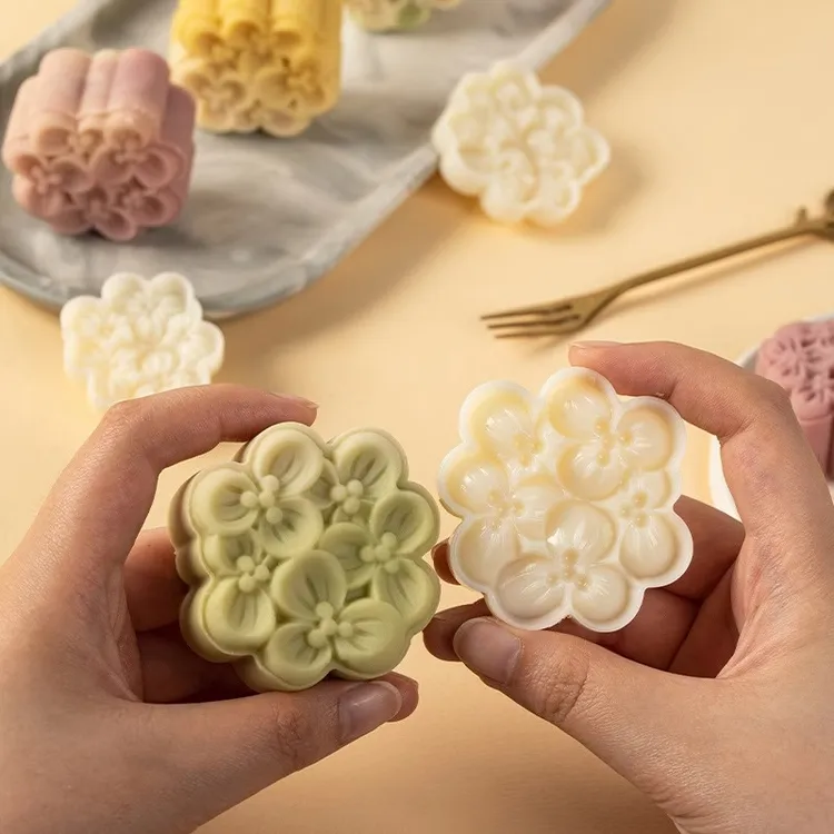 山姆同款）2025年25g50g75g绿豆糕模具桂花糕点月饼模具冰皮手压式