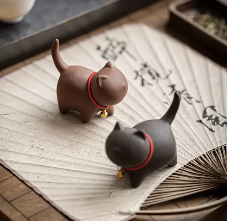 茶宠 猫咪 招财小猫茶宠