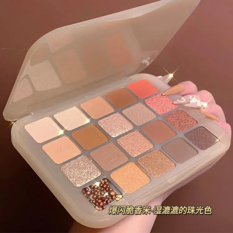 栗子眼影盘小众品牌哑光大地色系平价女学生党网红款推荐爆闪