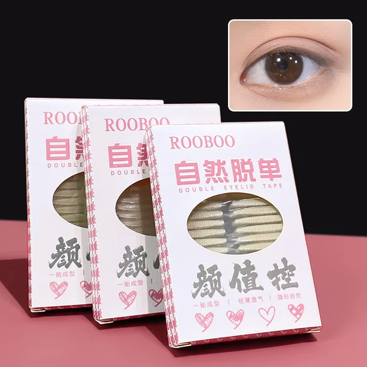 【一盒400枚】ROOBOO自然隐形双眼皮贴无痕哑光雾面仿真推荐