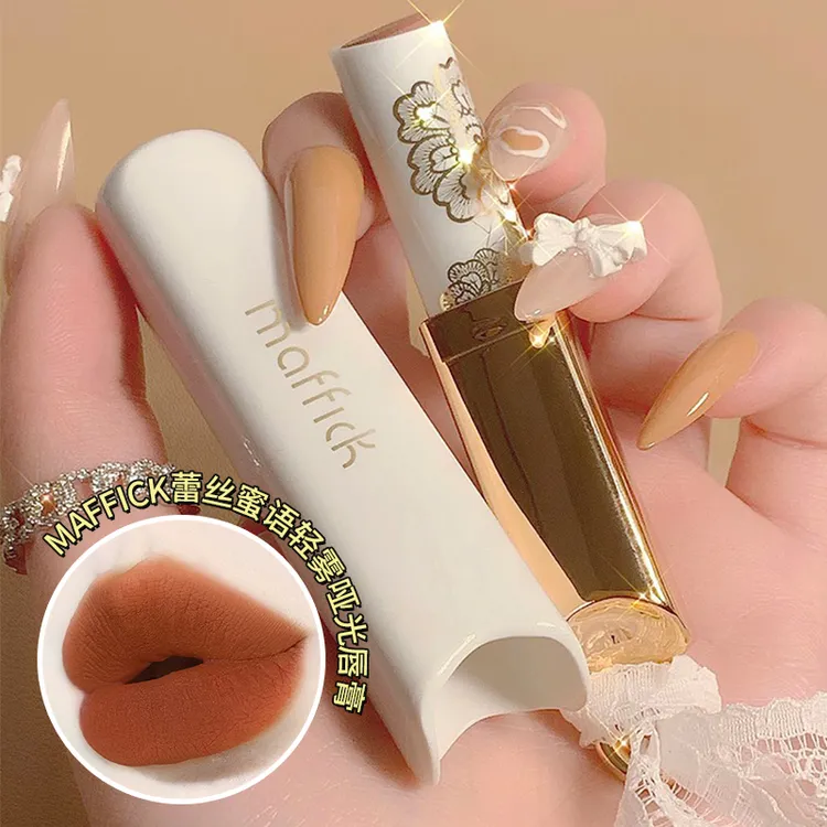 MAFFICK蕾丝蜜语轻雾哑光唇膏推荐秋冬显白口红学生党显色不拔干