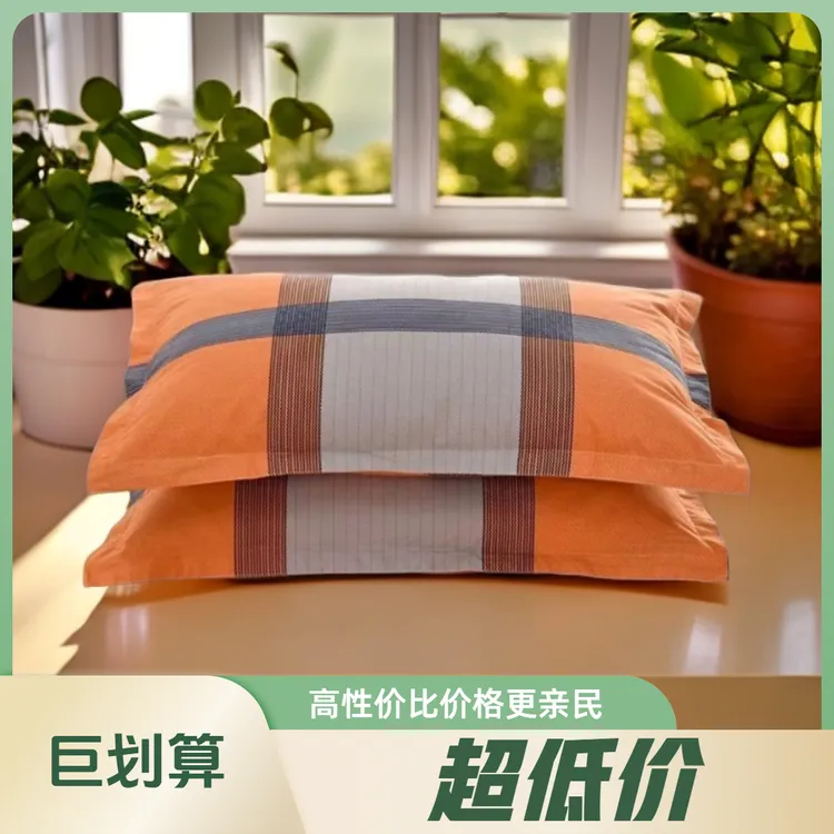 处理清理库存成人枕头套单人一只装一对拍二斜纹48X74cm大外套100