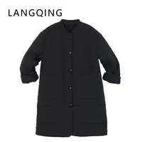 浪清/女装推荐 梦可宽松舒适棉服42385#