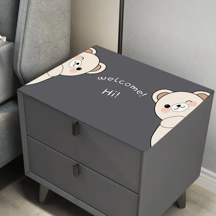 硅藻泥潮牌床头柜垫吸水免洗桌垫保护垫子防滑盖布卧室桌面保护垫