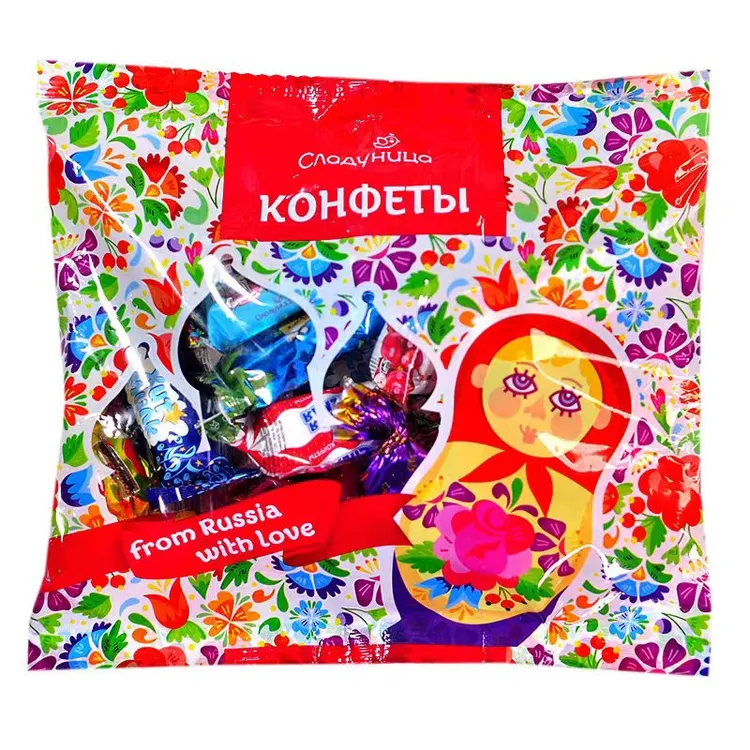 俄罗斯进口混合糖俄宝多牌巧克力夹心糖果喜糖什锦糖零食年货双11