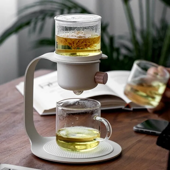 小可冲茶壶日式玻璃泡茶壶花茶壶滴滤式现磨咖啡壶小型耐热