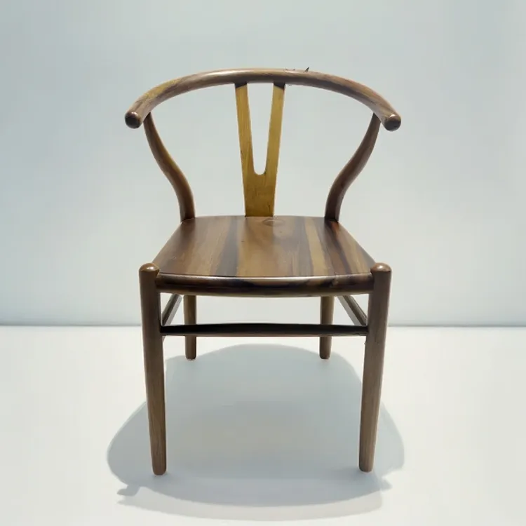 新中式家具休闲椅y南美胡桃木简约实木茶桌椅茶柜置物架茶椅椅子