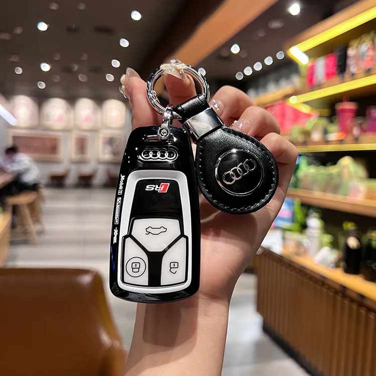【2号涂装赛道】奥迪车钥匙保护套A6L/A4LQ5L/Q7/A7A8运动钥匙壳扣