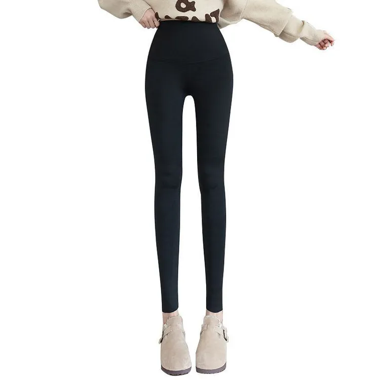 加绒鲨鱼裤秋季外穿云朵绒特厚大码芭比裤恒温保暖义乌打底裤女孩