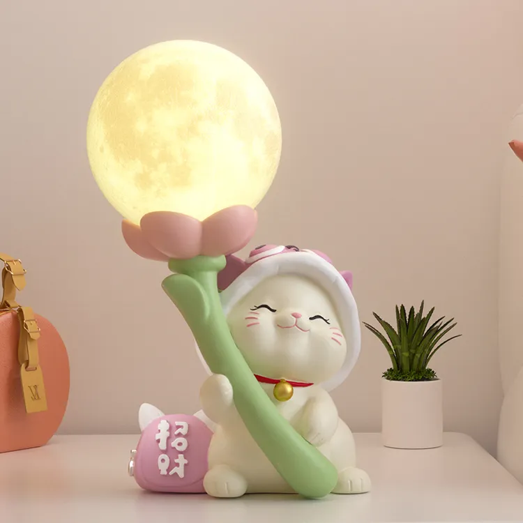 可爱电视柜生日礼物创意女孩酒柜桌面摆设情侣结婚儿童房小夜灯