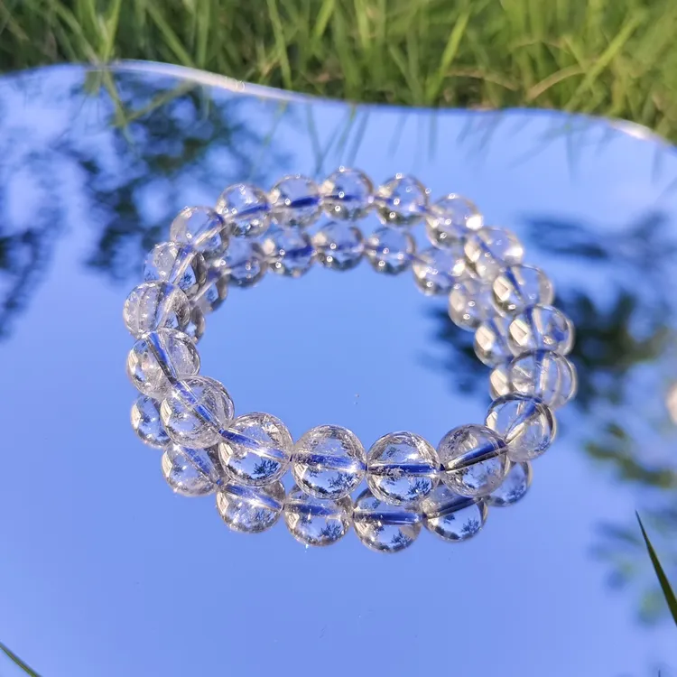 【净化之水】天然阿赛斯特莱七彩白水晶手串