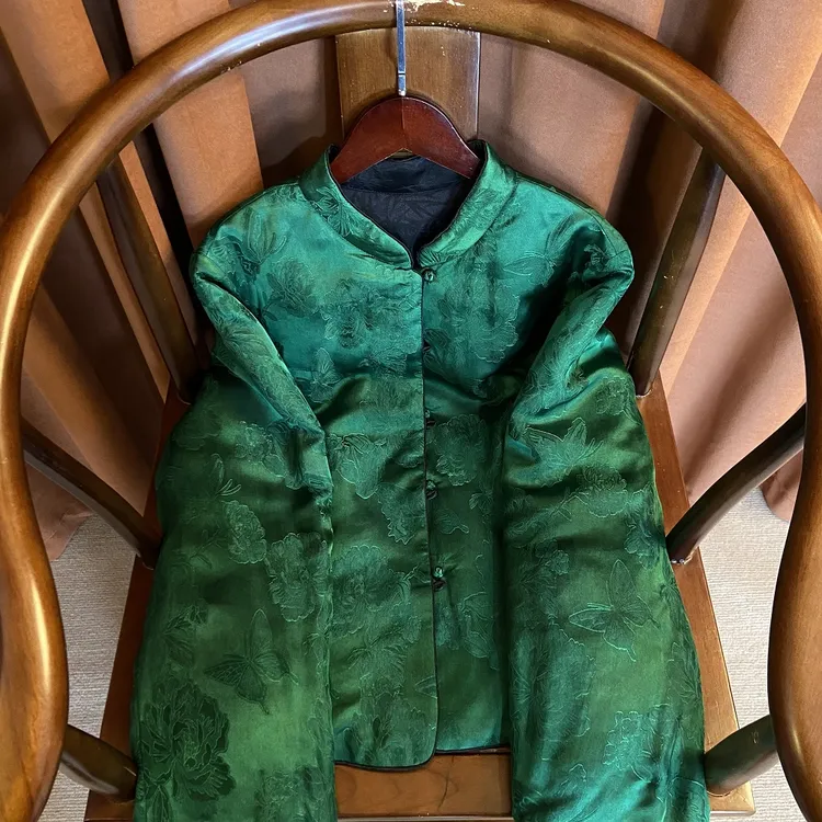 【香蝶】新中式国风双面穿外套民族古风复古秋款新款对襟外套