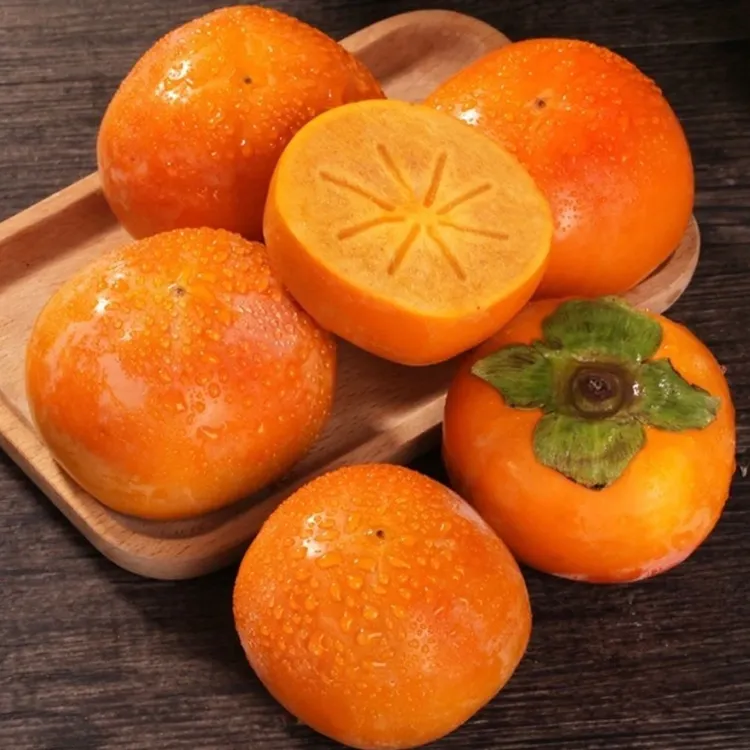 云南保山-甜脆-柿子-品种次郎-5斤-9斤