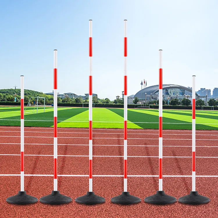 标志杆足球篮球训练标志杆蛇形绕杆跑杆训练器材练车倒车桩障碍物