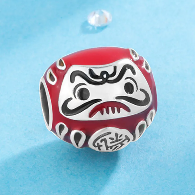 925银银制品 潘家风格达摩散珠手链女复古小众民族风国潮挂坠素款