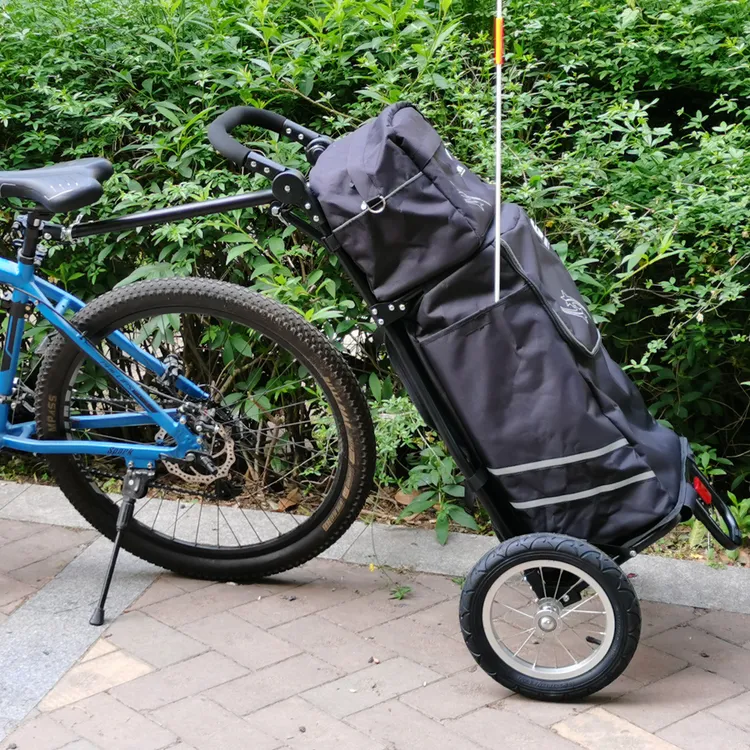 自行车拖车挂车行李车手拉车两用铝合金轻便托包骑行装备大背包