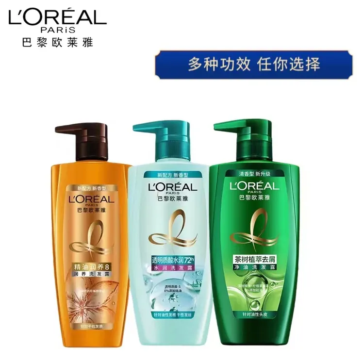 巴黎欧莱雅(LOREAL)透明质酸水润洗发水精油润养8润发乳500ml
