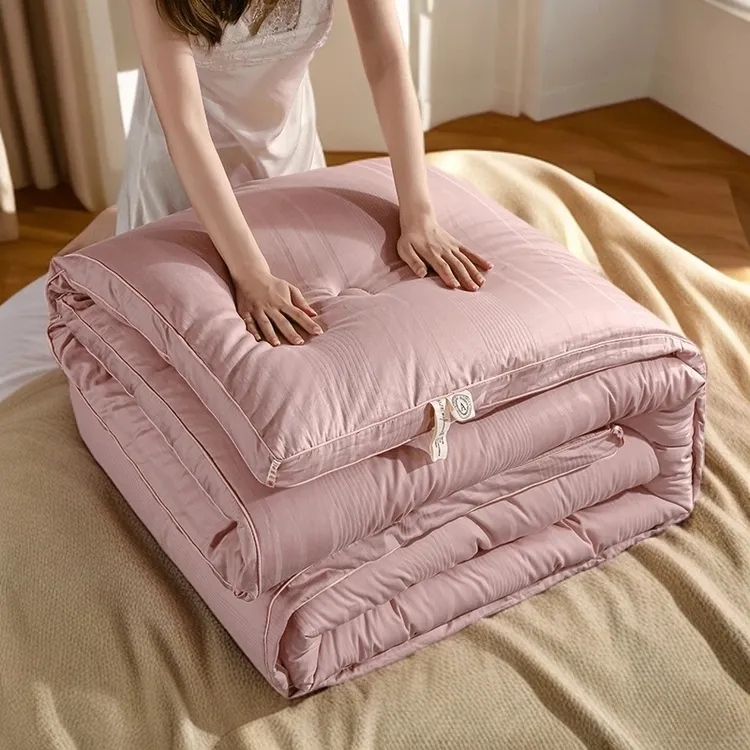 水星家纺适用大豆大豆纤维被加厚冬被A类棉被子被芯春秋被四季款