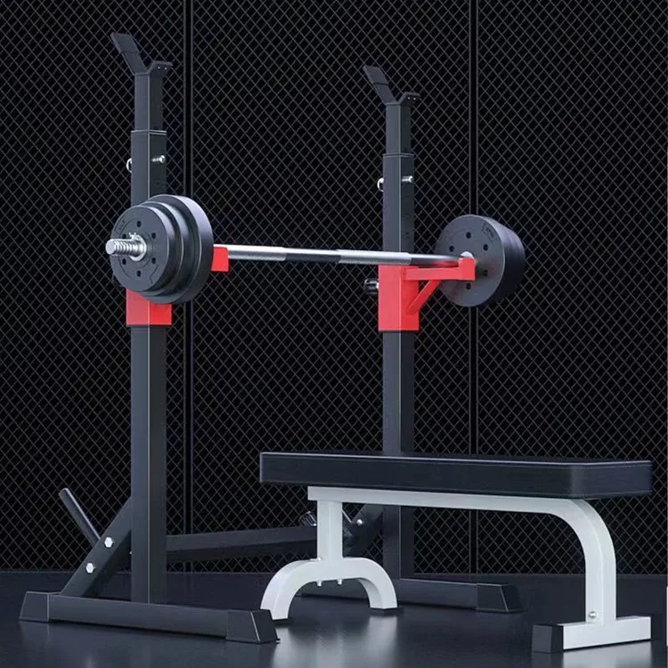 深蹲架卧推架家用多功能室内健身器材杠铃架可调节训练架运动器械