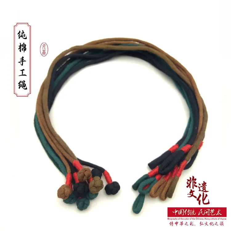 布艺女巫非遗文化传统手工染纯棉布艺项链腰链颈链手链绳