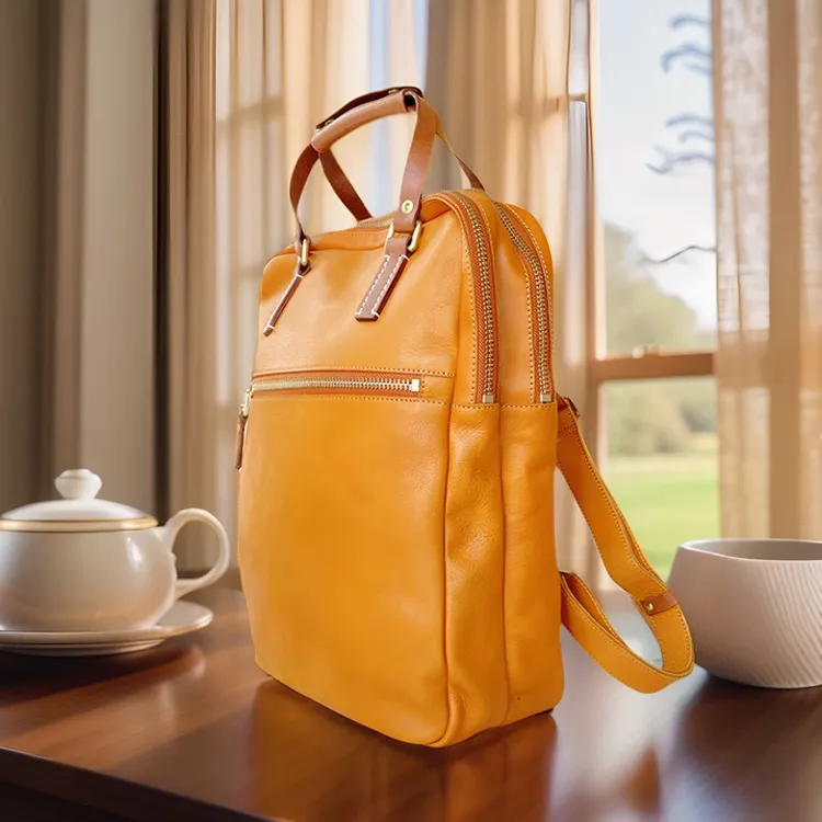 高端真皮双肩包女旅游休闲个性美式复古头层牛皮大容量旅行男背包