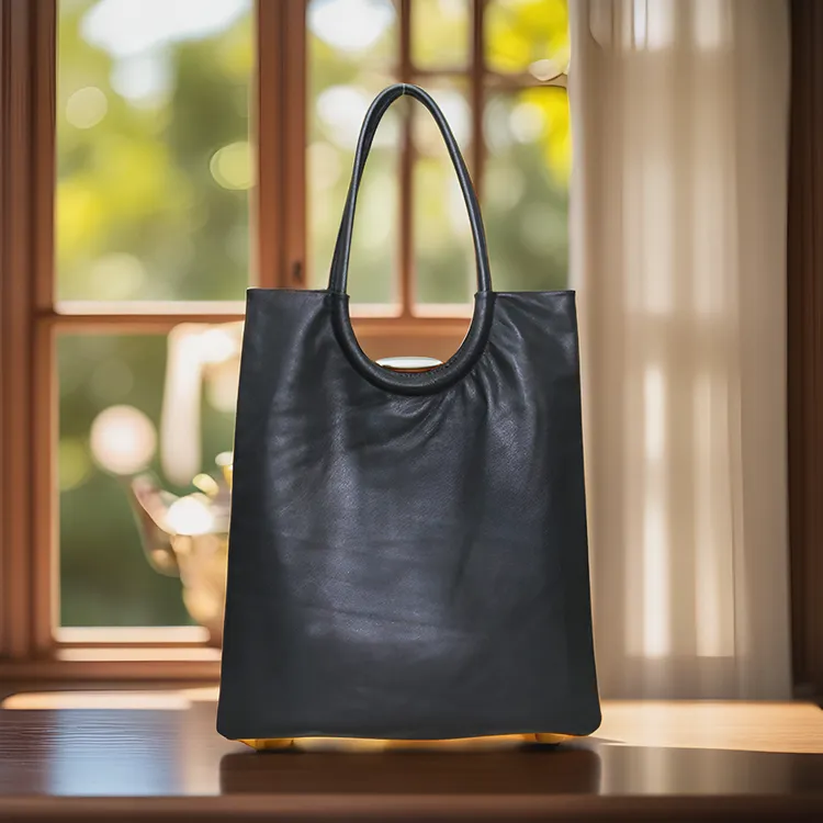 原创大包真皮女包单肩托特包轻奢小众高级感头层牛皮简约通勤女士