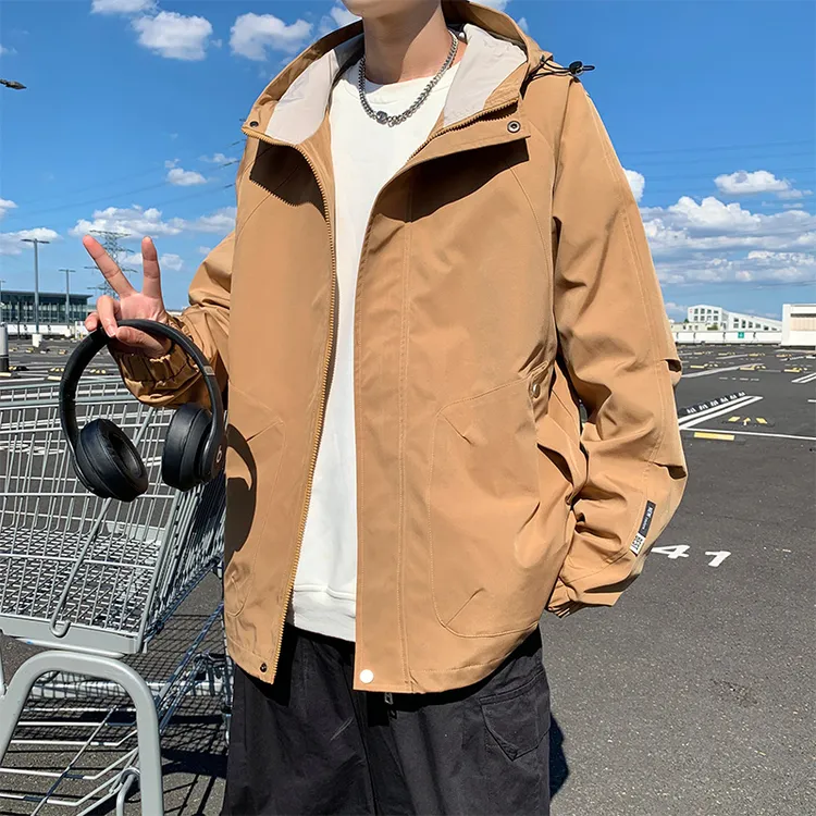 青少年男装2024年帅气新款春秋夹克高档18岁大学生工装秋季外套男