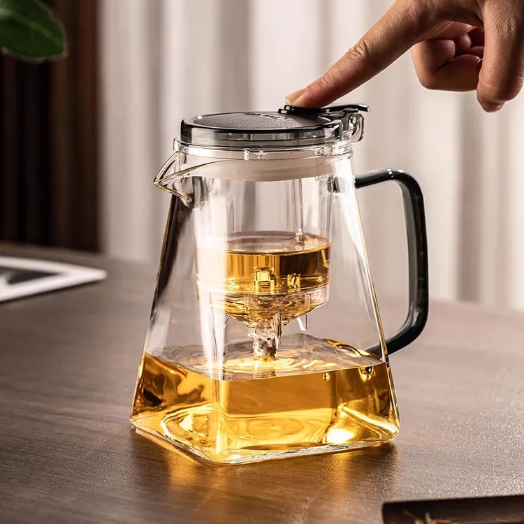 飘逸杯泡茶壶家用茶水分离泡茶杯2024新款耐热玻璃冲茶壶茶杯喝茶商品图