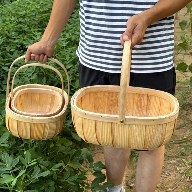 月子鸡蛋花篮蝴蝶兰专用编织篮子大号包邮水果篮子diy手工编织篮