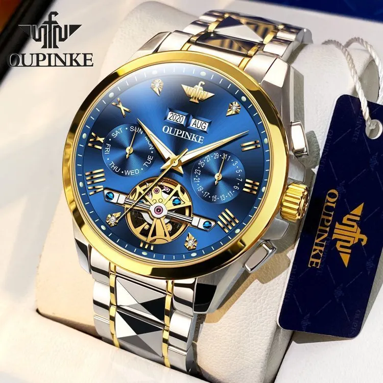 瑞士认证新款品牌男表高级正品镂空手表男士全自动机械表防水男款