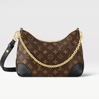 99新 LouisVuitton/路易威登 【陈思斯专属】黑牛角包 小号 斜跨包