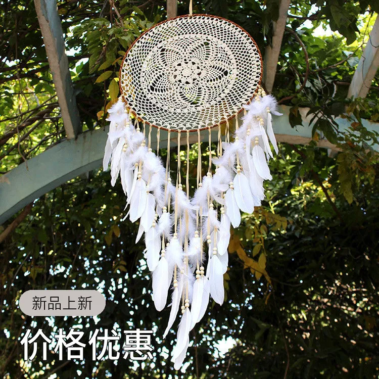 印第安森系捕梦网房间卧室床头挂饰风铃少女心生日礼物女生送同学