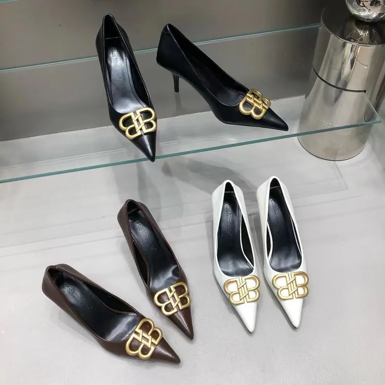 法式气质轻奢细跟单鞋名媛2025新款时尚百搭尖头浅口女鞋高跟鞋