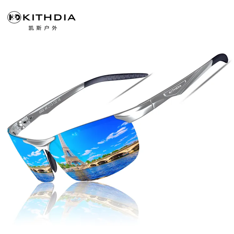 KITHDIA凯斯户外开车运动旅游防紫外线铝镁偏光太阳镜钓鱼墨镜男