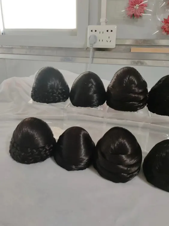 傣族假发包手工作品