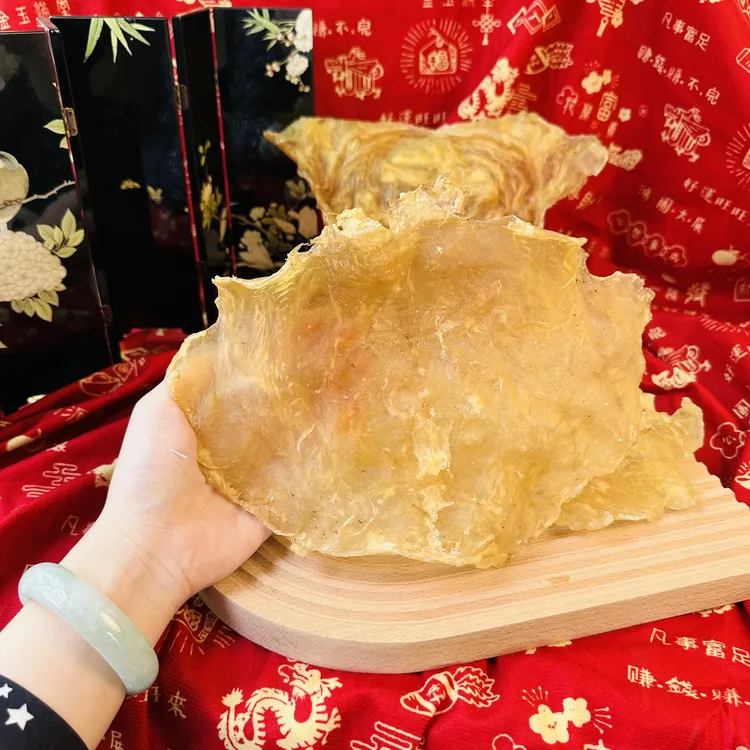 《收藏级》1.5/3头8年老赤鳘鱼胶花胶  清水货厚肉胶质多煲汤炖奶