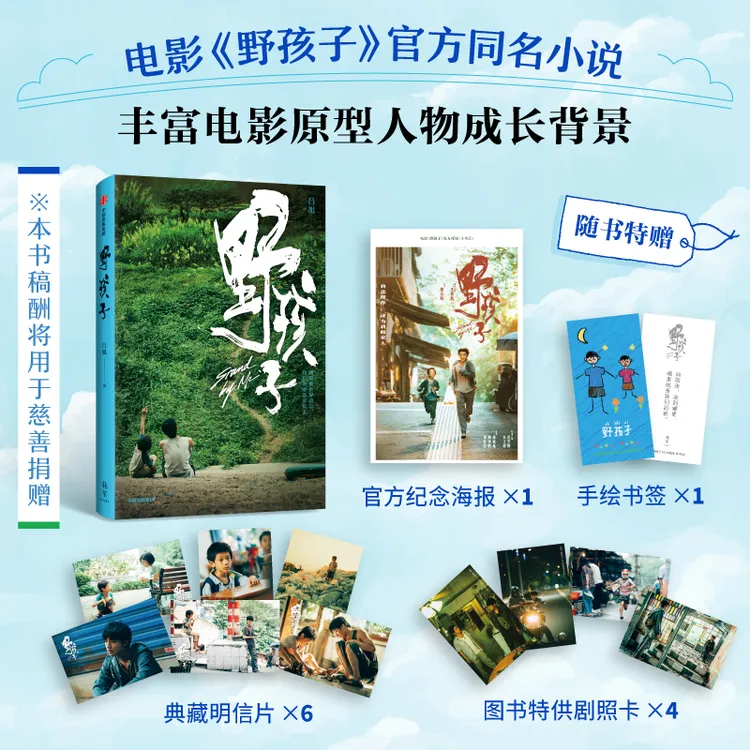 野孩子 电影《野孩子》官方同名小说 聚焦“社会困境儿童” 中信出版