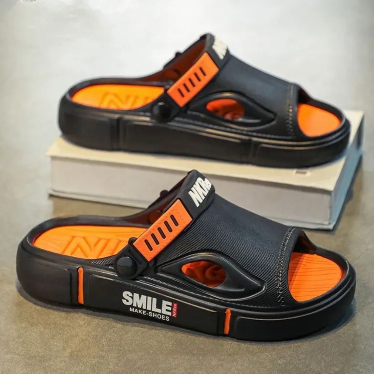 拖鞋男2024夏季新款居家外穿沙滩鞋防滑开车上班两用不臭脚凉鞋男