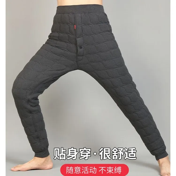 1男棉裤防寒加厚护腰宽松棉裤保暖裤加肥加大男士绒棉裤