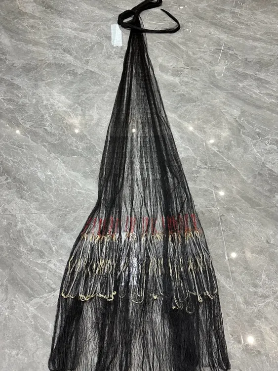 八编四指网眼3.5米，4米，4.5米，5米黑色大力马纯手工铅坠一开到顶