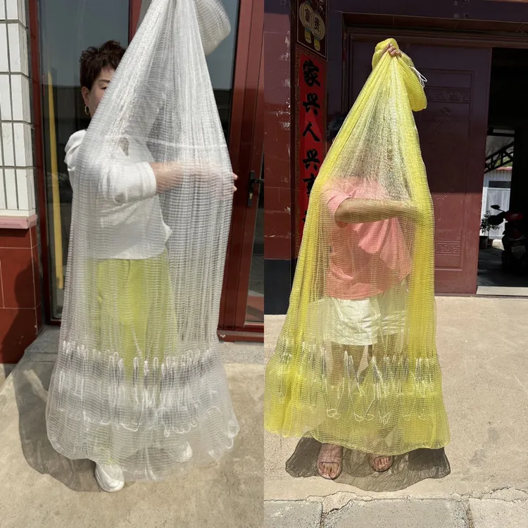 四分网眼，机制网捕鱼，单丝线，六片合成，铅坠子，小鱼小虾神器渔网