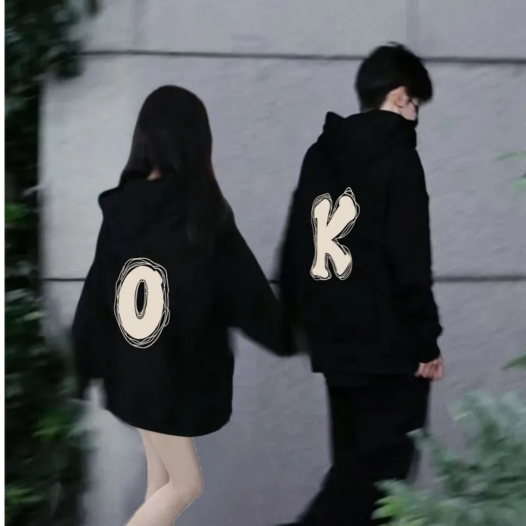 带帽加绒情侣卫衣春秋款2025秋冬休闲宽松高级感女士卫衣秋冬款