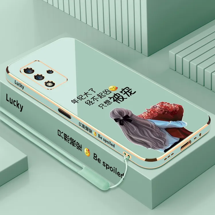 电镀只想被宠适用OPPOA93s手机壳【侧边图案+镜头保护+送挂绳】