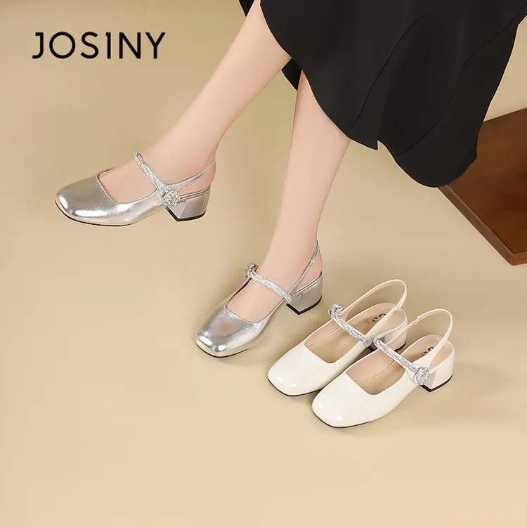 卓诗尼夏天凉鞋爆款通勤休闲风洋气外出百搭潮流气质上档次凉鞋