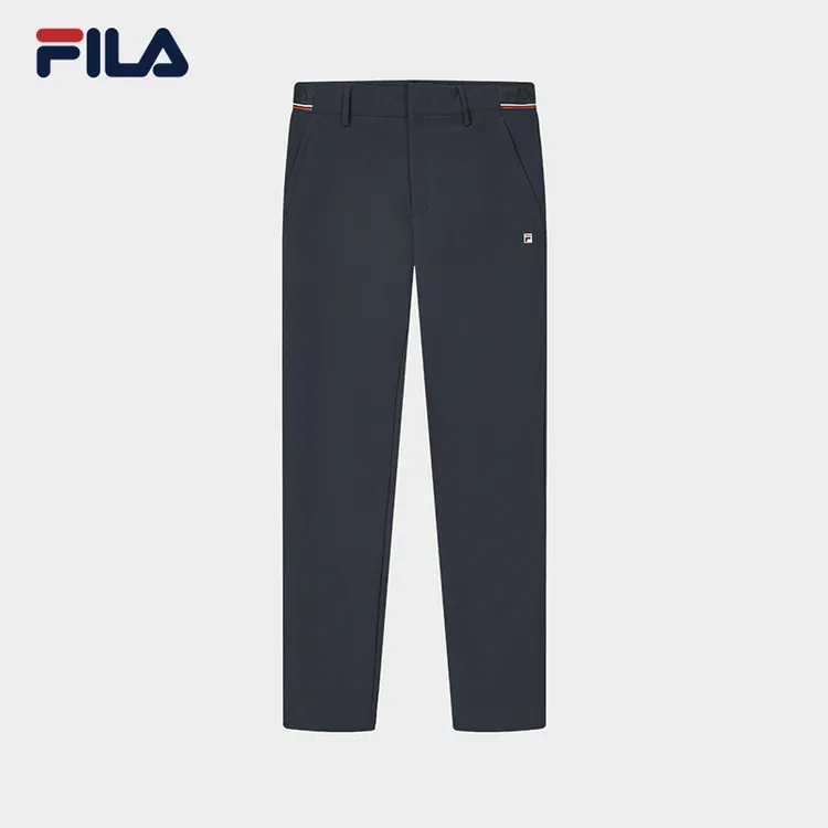 Fila/斐乐梭织长裤冬保暖男子新款弹力商务休闲运动裤F11M411801F