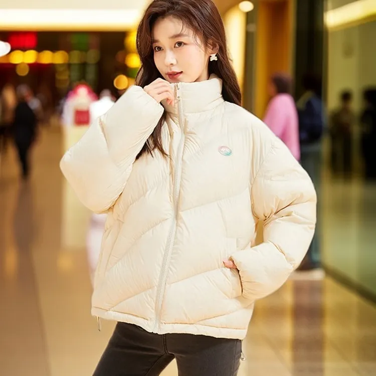 年中清仓女款羽绒服90绒面包服轻盈保暖轻薄外套简约宽松时尚百搭