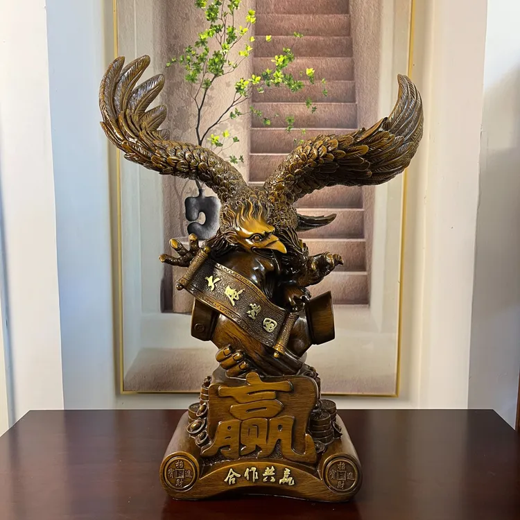 『大展宏图』大老鹰家居办公室摆件（高约55cm宽约43cm）