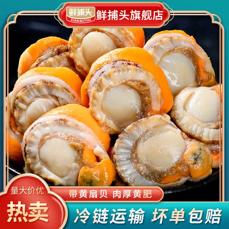 山东鲜剥扇贝肉 鲜甜味美 新鲜无沙无冰